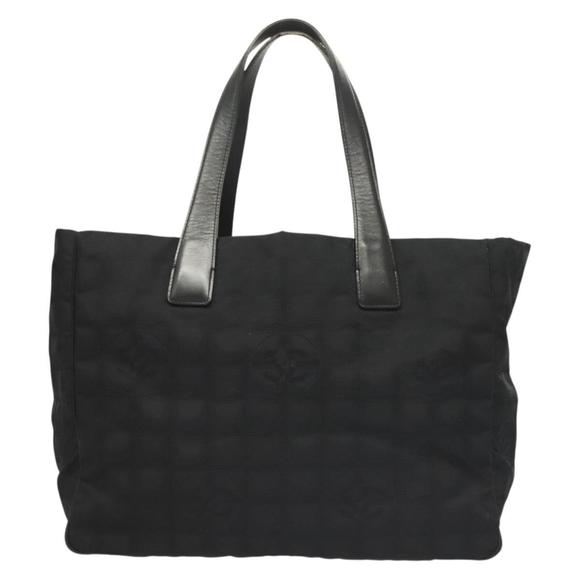 Chanel Travel line Black NYLON tote - Picture 1 of 10